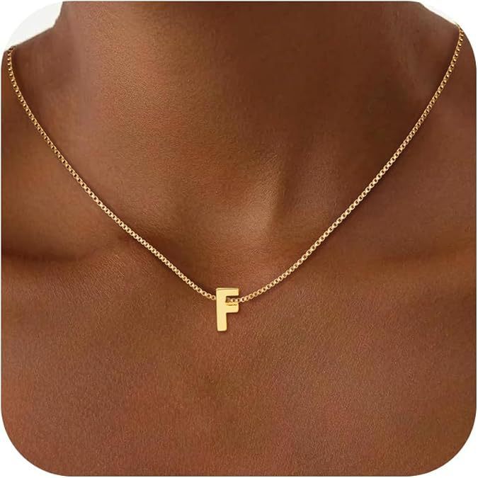 Stainless Steel A- Z Pendant Necklace 26 Letter Necklace Elegant Graceful